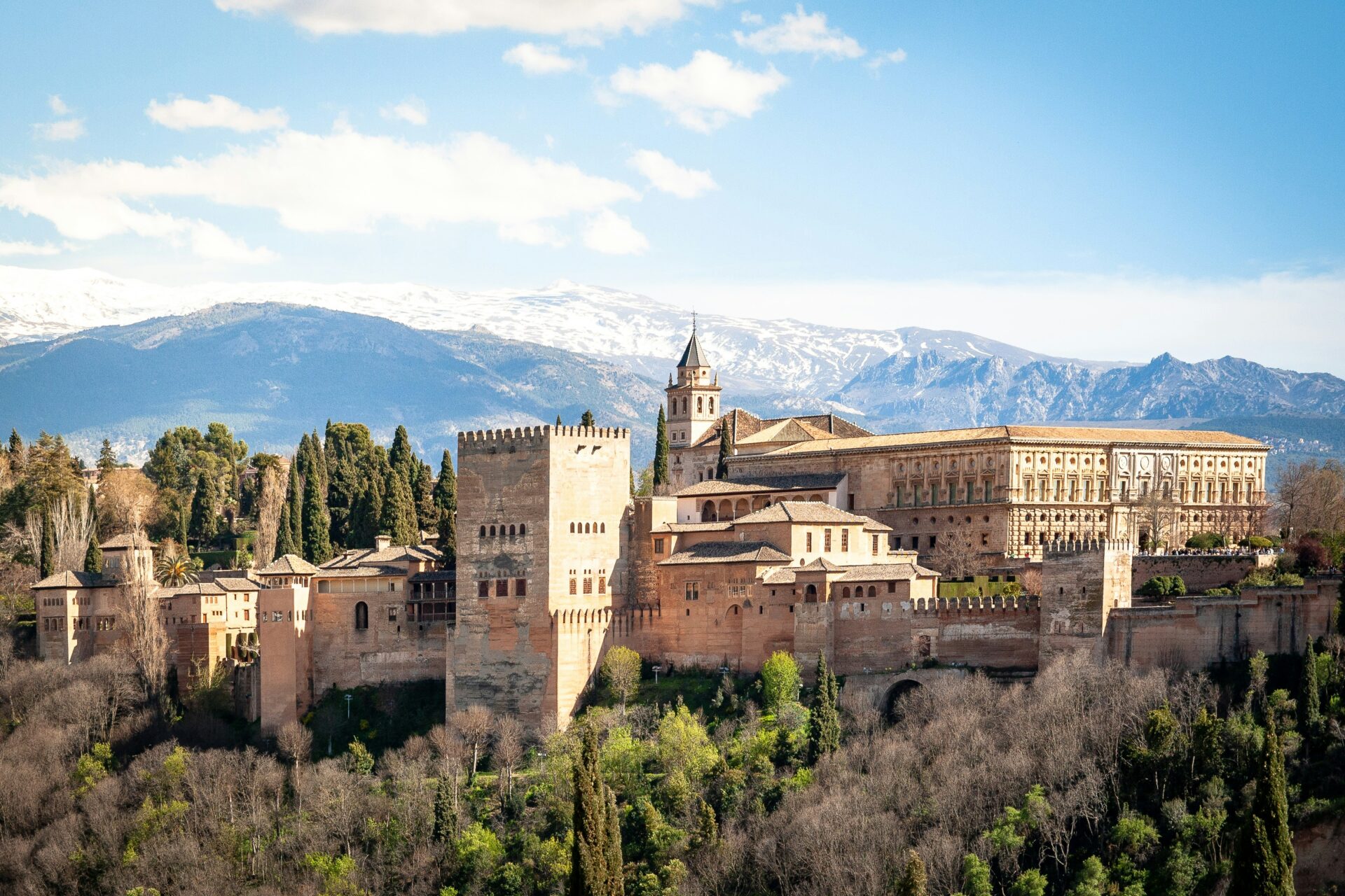Alhambra Palace, Granada, Spain. 