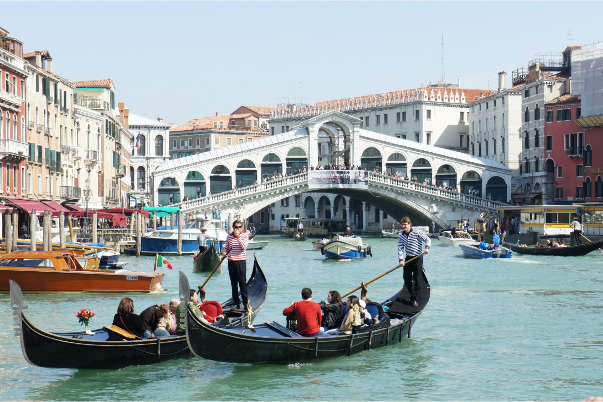 Gondola ride in Venice