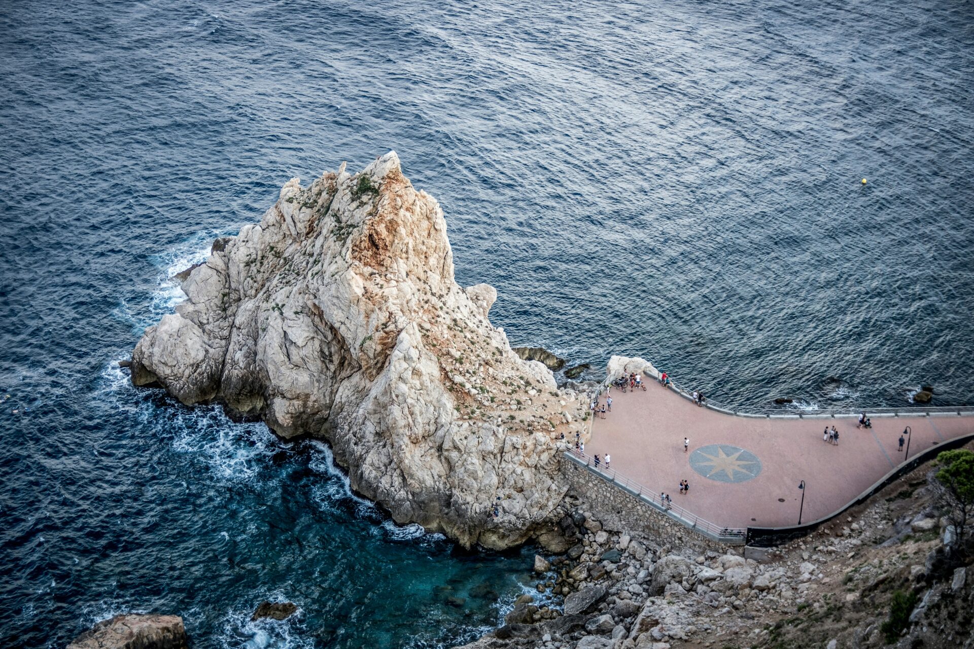 Aerial view of L'Estartit, Costa Brava, Spain