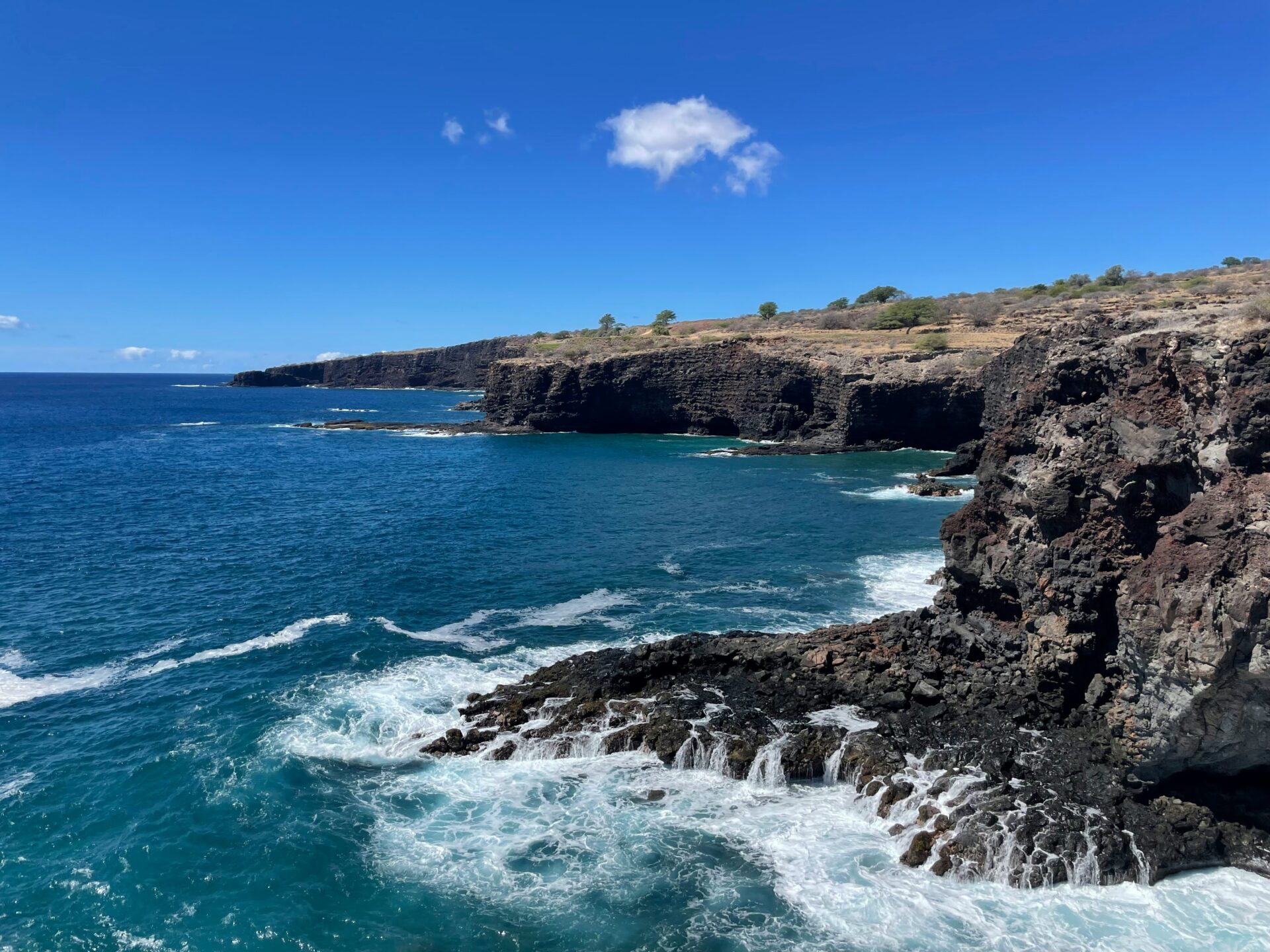 Ocean view of Lanai Hawaii