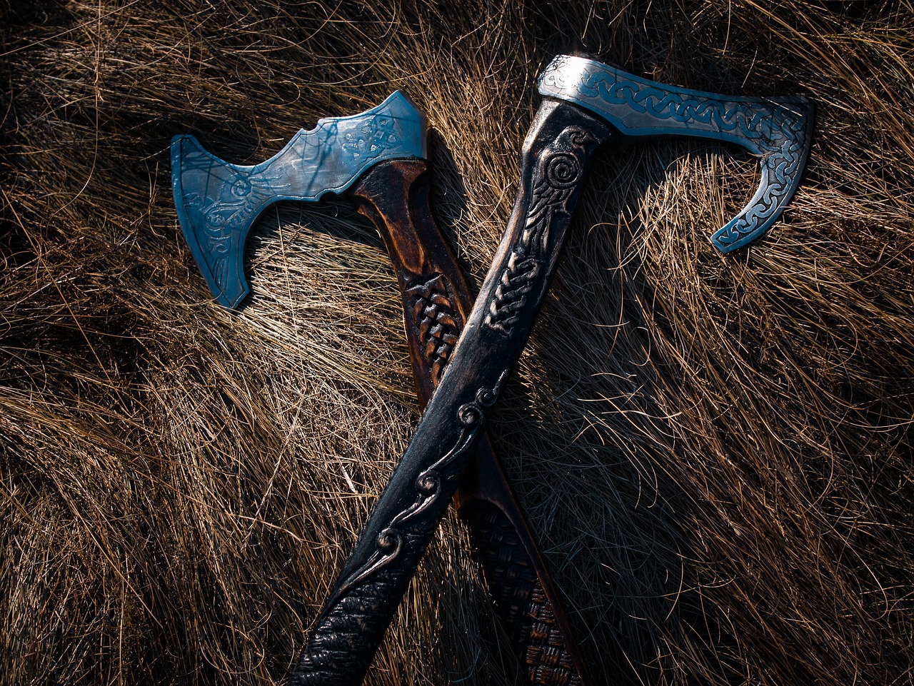 Medieval axe or weapon for hunting