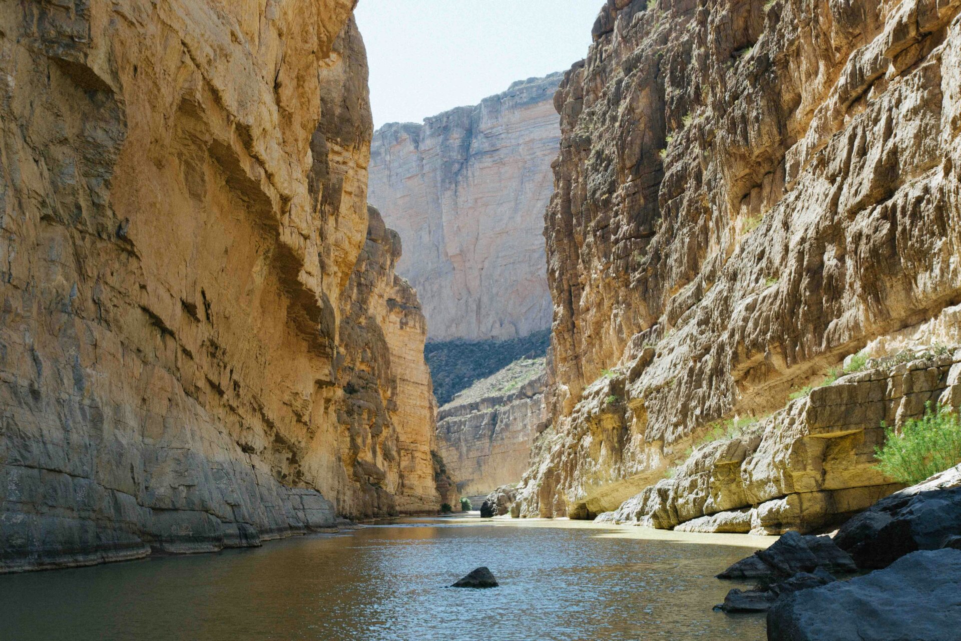 Majestic view of Santa Elena Canyon in Big Bend National Park, Texas