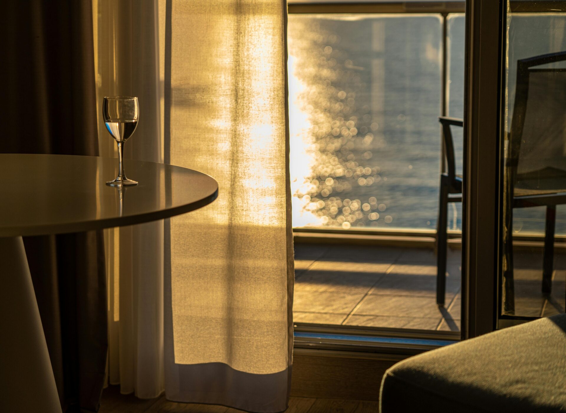 A room with a sea view