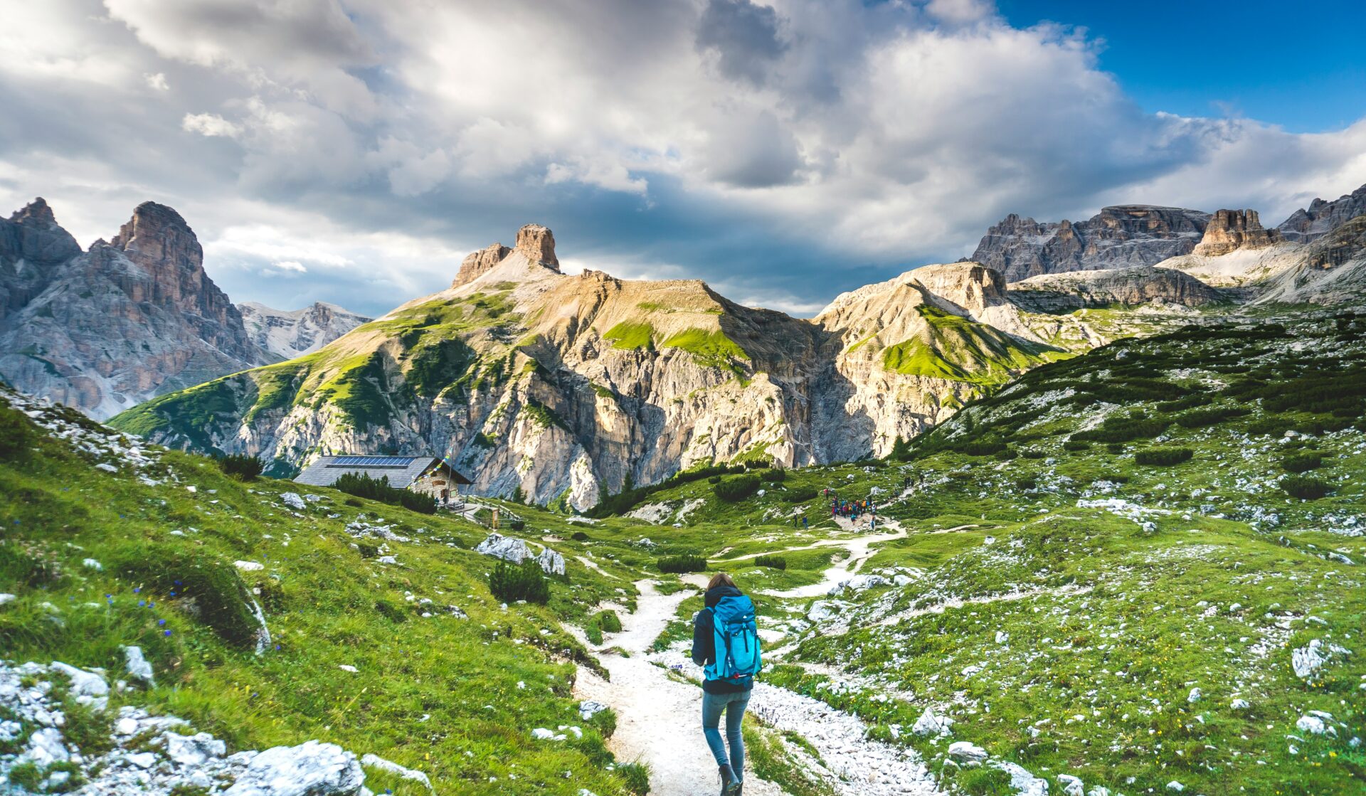 A trail near Tre Cime di Lavaredo - mountain peaks and trekking spots in Italy