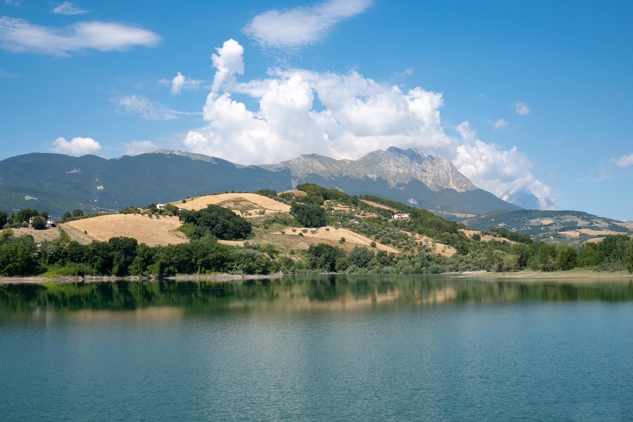 Abruzzo, Italy - mountain and sea