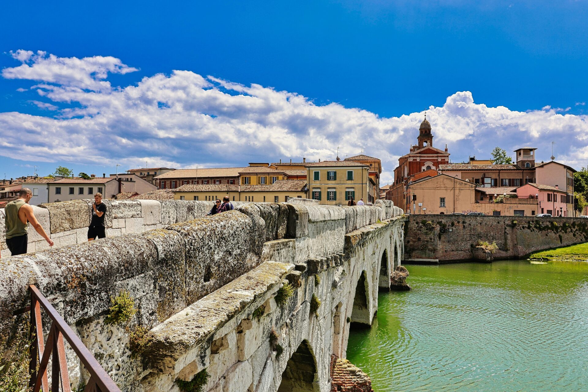 An ancient bridge in Rimini
