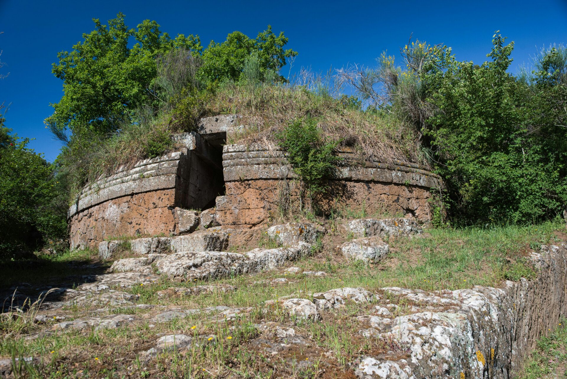 Ancient Bunker in Cerveteri, Italia