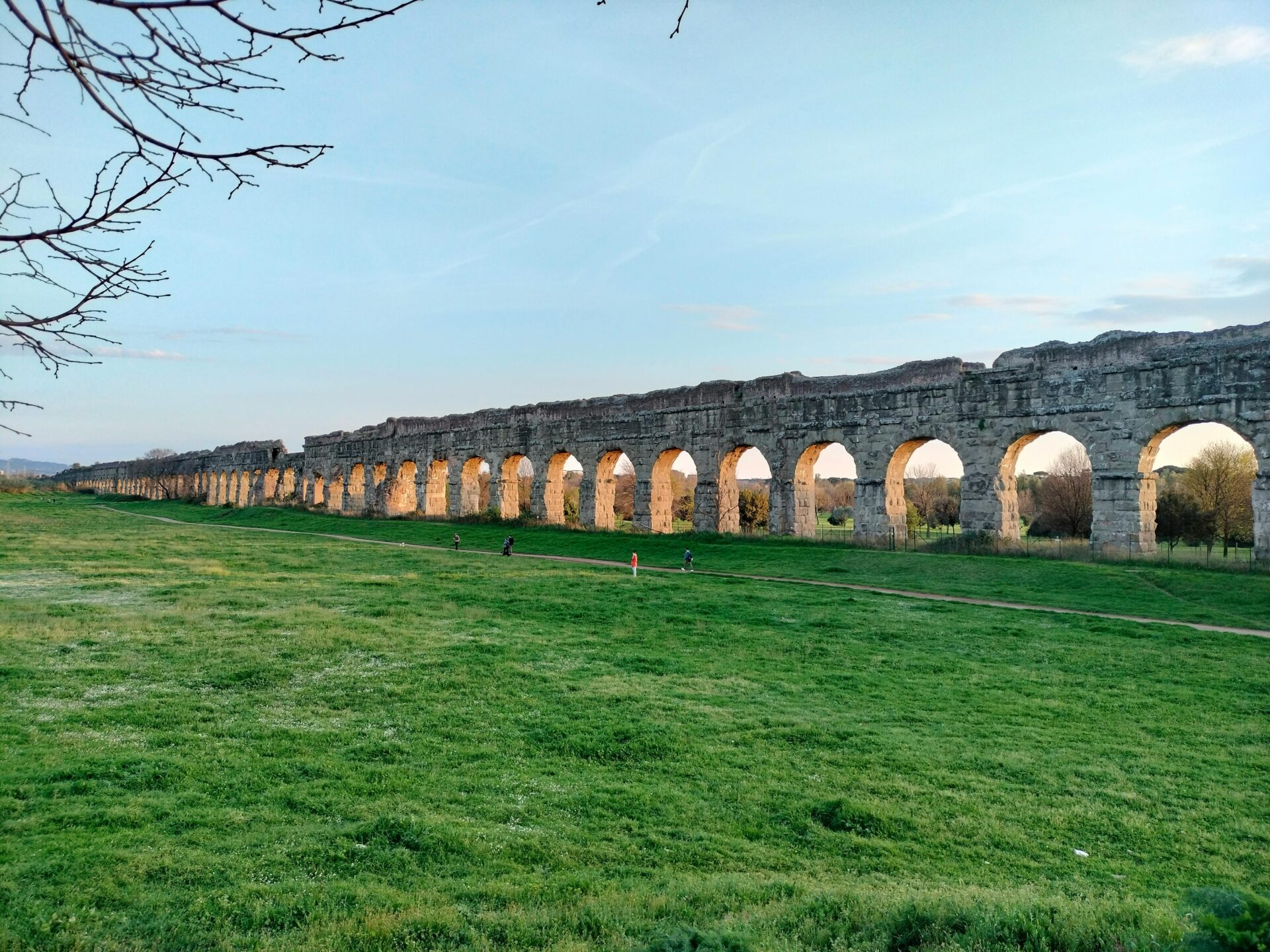 Aqueduct Park in Rome, Italy