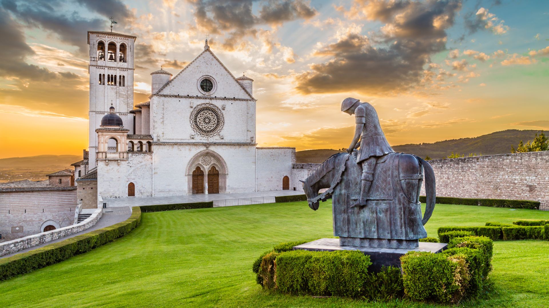 The image shows the Basilica of Saint Francis of Assisi