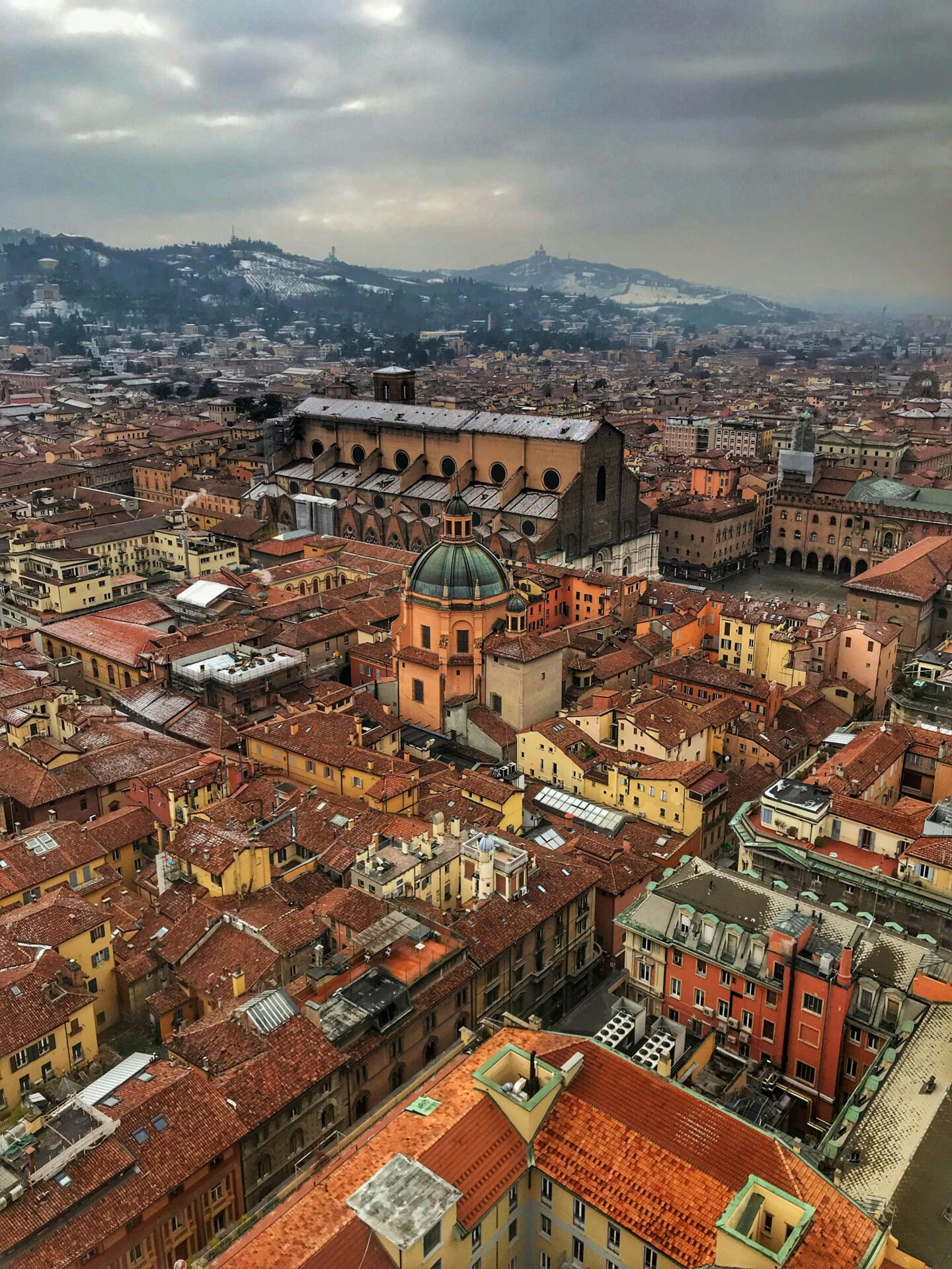 Aerial view of Bologna, Emilia-Romagna, Italy