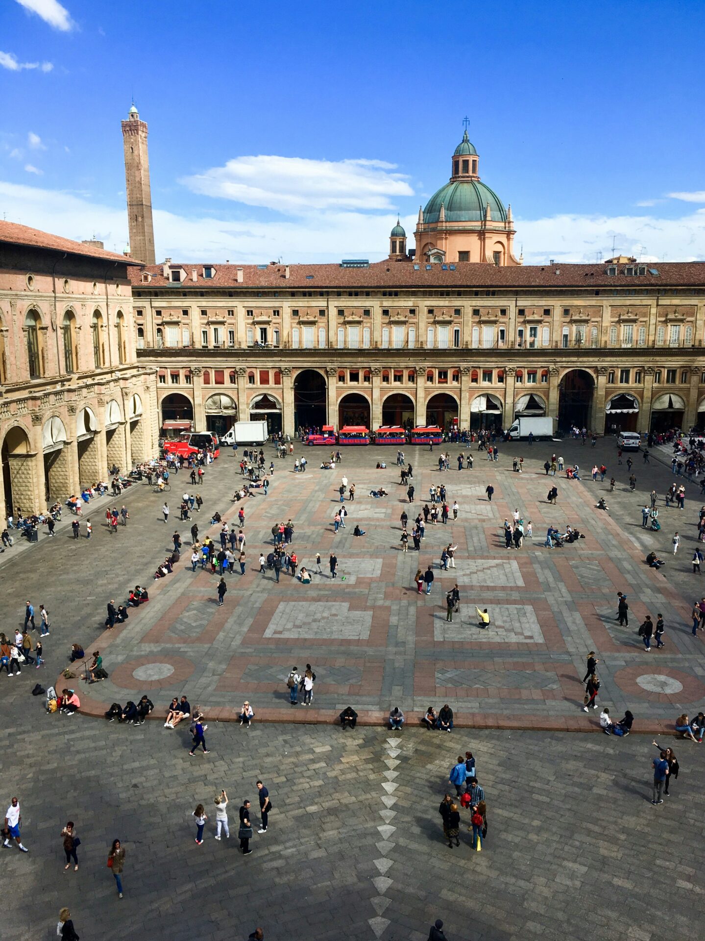 Aerial view of Bologna, Emilia-Romagna, Italy