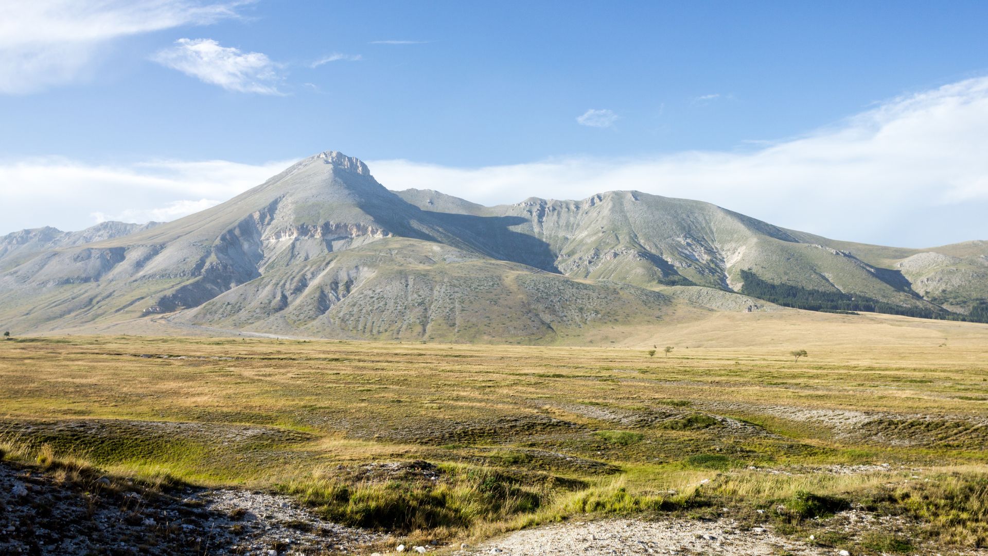 Image shows the The Gran Sasso.