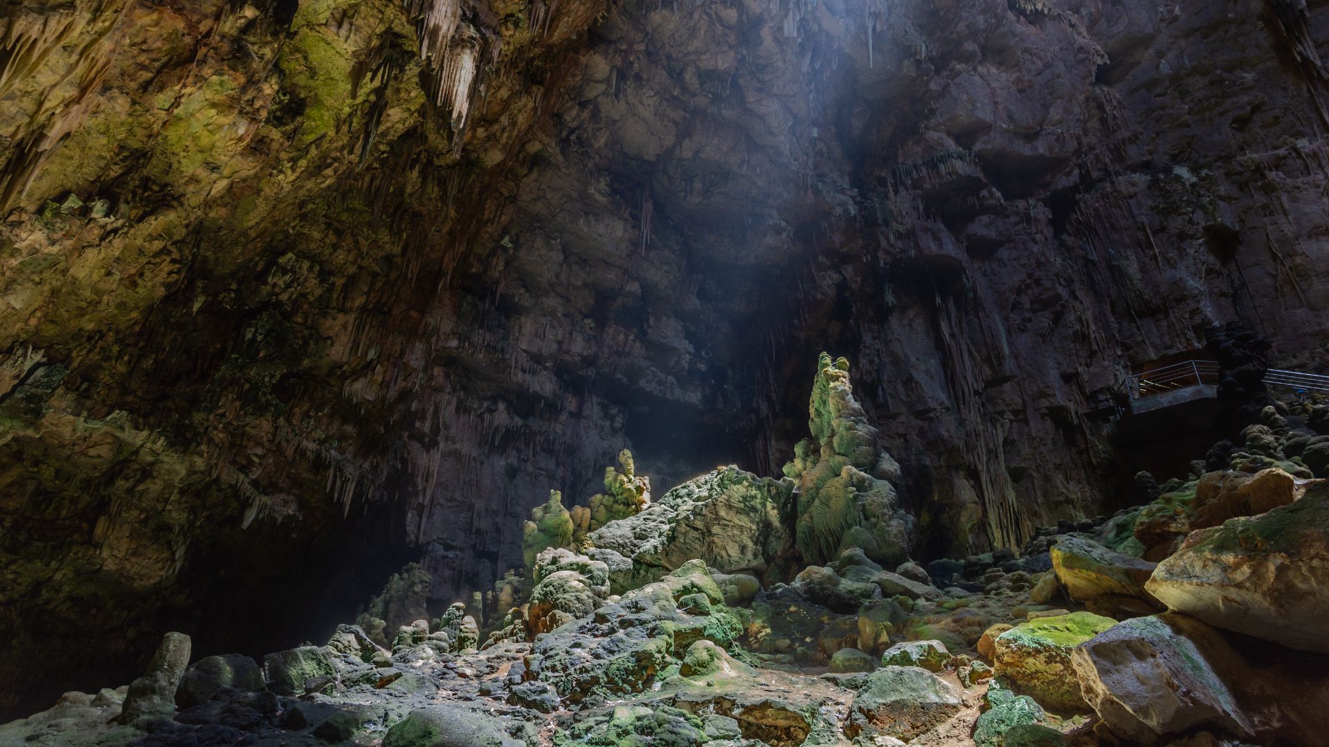 Image shows Castellana Caves, showcasing its impressive geological formations.