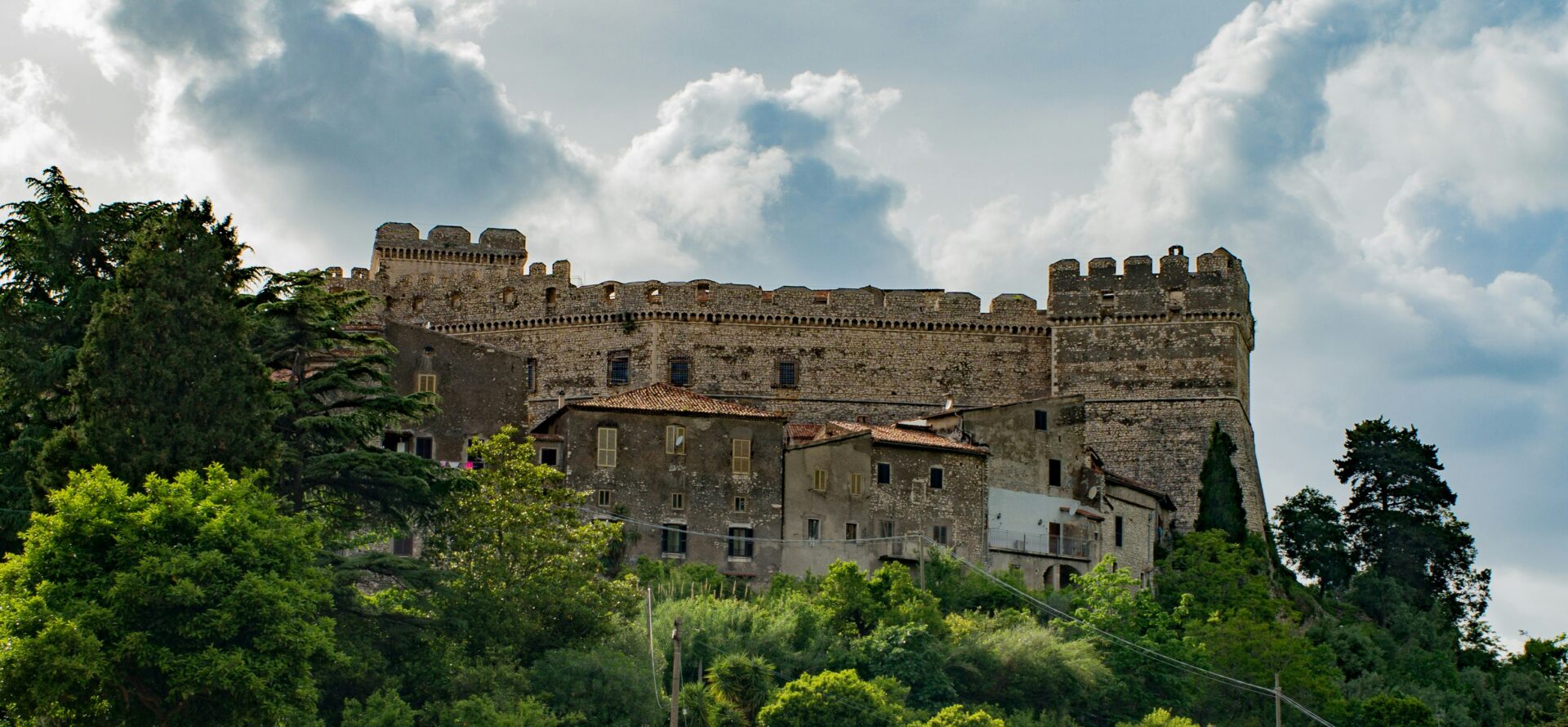 Castello Caetani in Sermoneta - ancient Roman castle