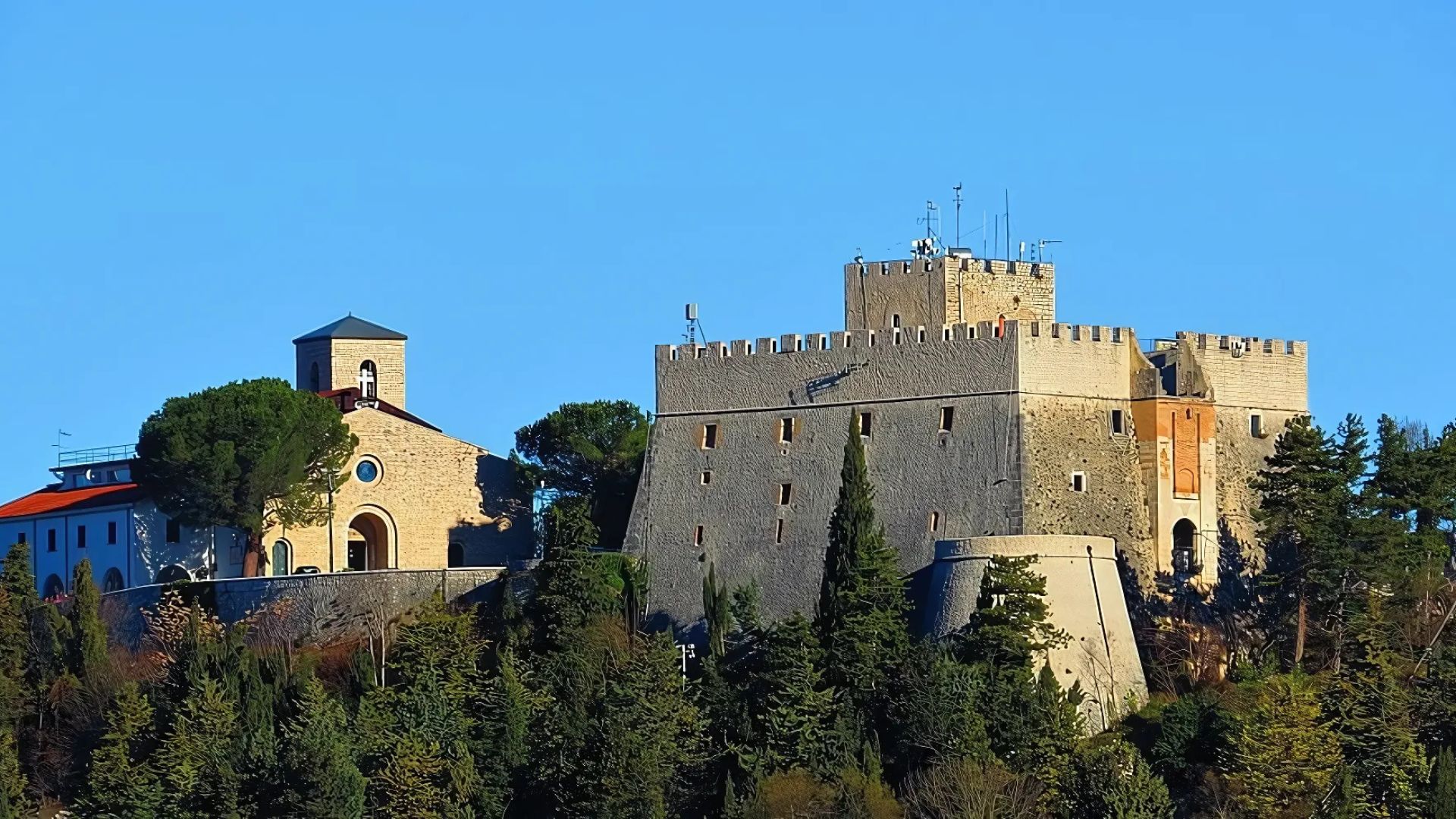 Image shows Castello Monforte
