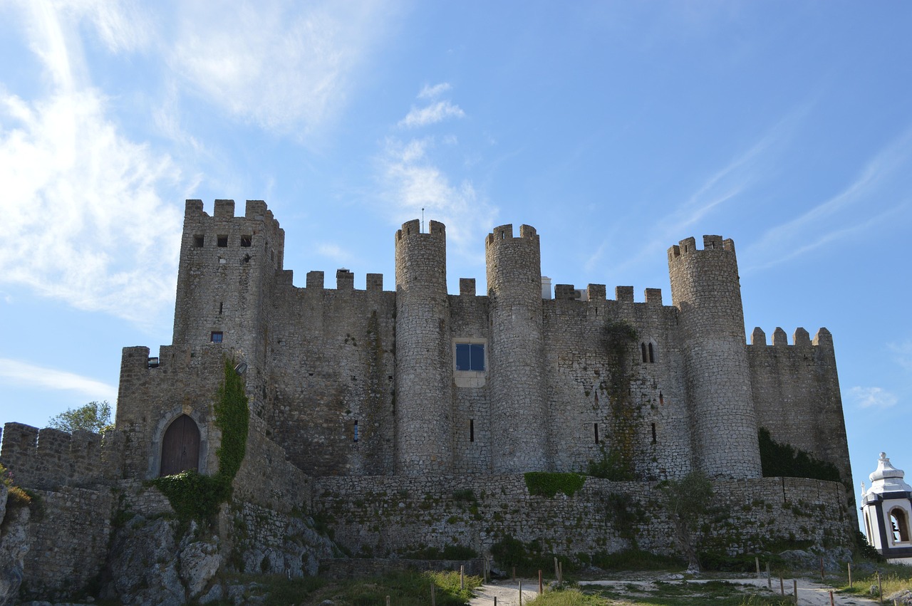 Castle of Óbidos in Portugal 