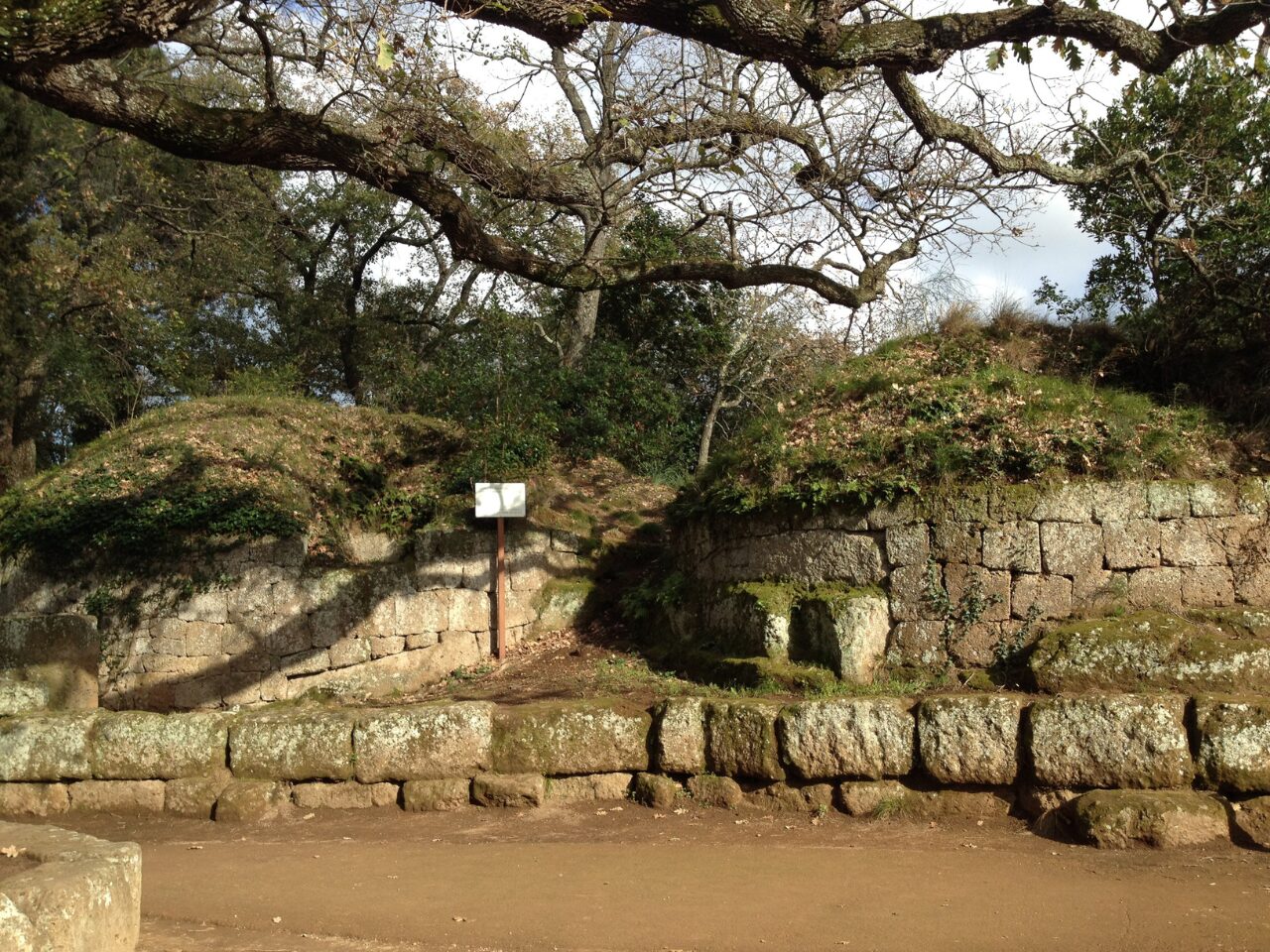 Cerveteri Italy - Etruscan city - bunker or hideout