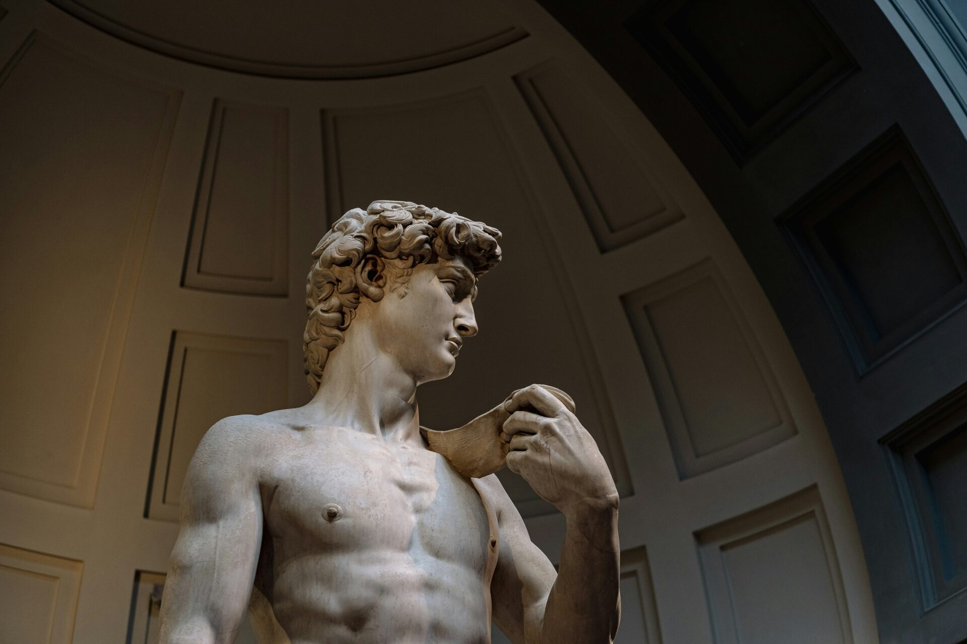 Closeup of David Statue