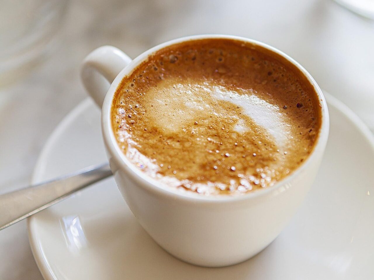 Cup of espresso coffee