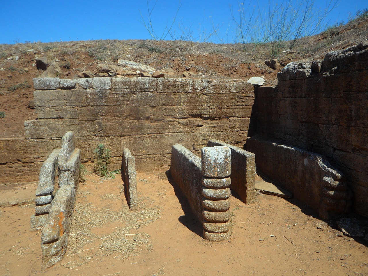 Etruscan excavations