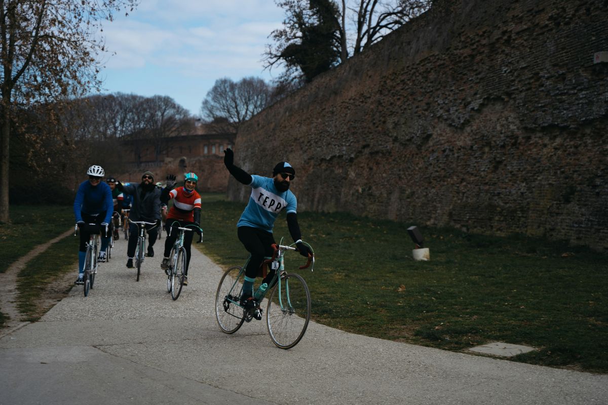 Participant of The Furious Cycling Event of Ferrara