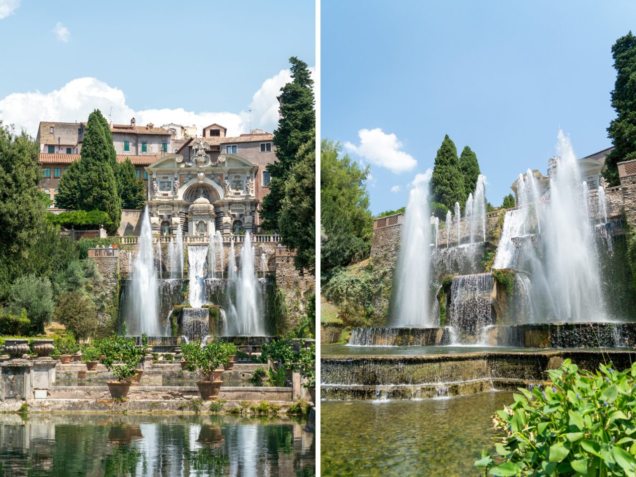 Fountain of Villa d'Este in Tivoli