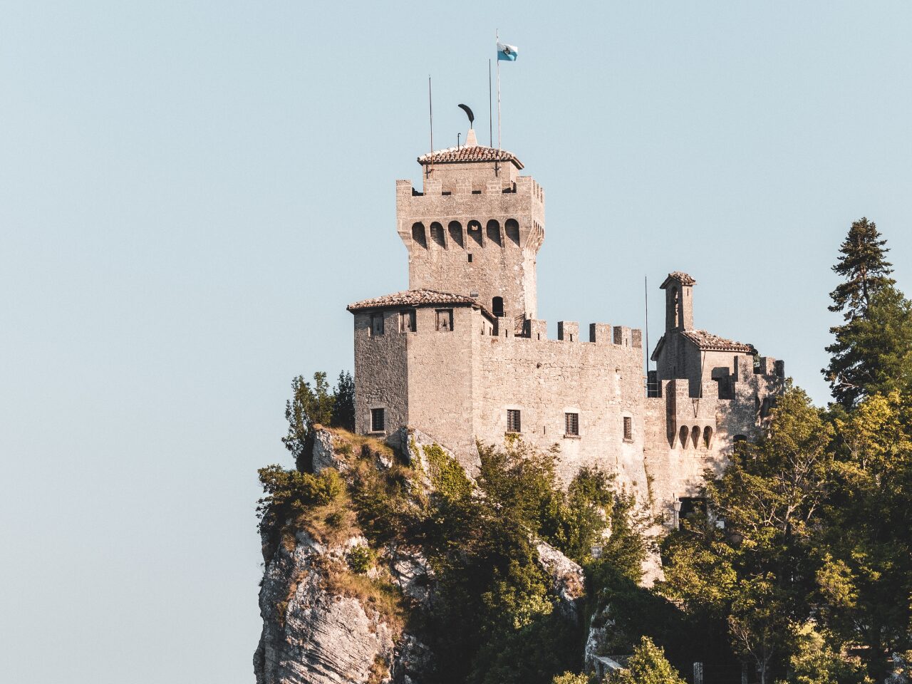 Guaita tower in San Marino Castle