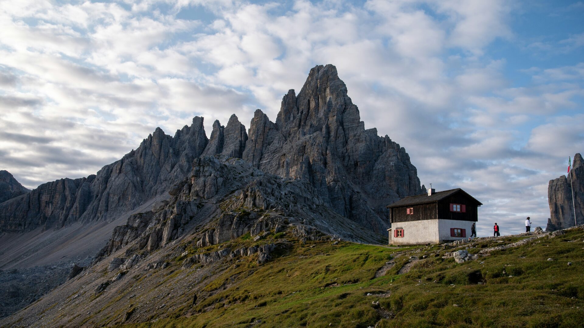 Hiking area in Tre Cime di Lavaredo, Italy