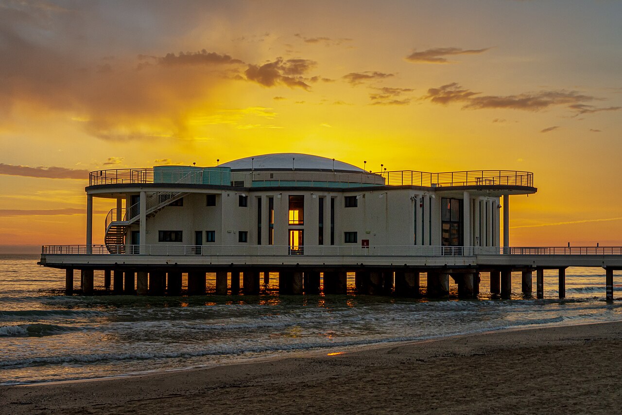 Rotonda a Mare during sunset