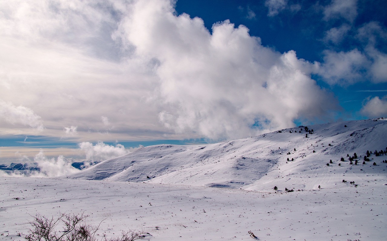 L'aquila, Abruzzo - Apennine mountains - ski or snow landscape