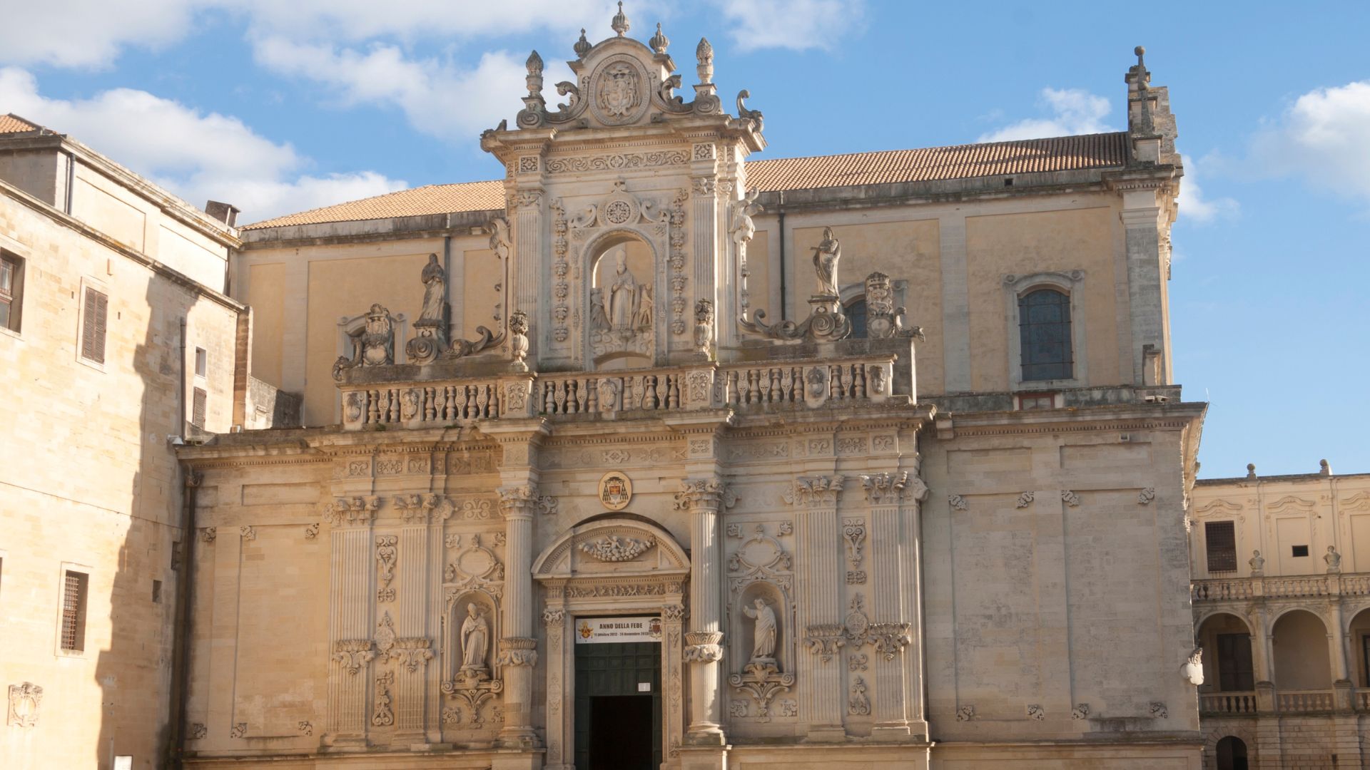 Image shows Lecce Cathedral, Lecce, Italy