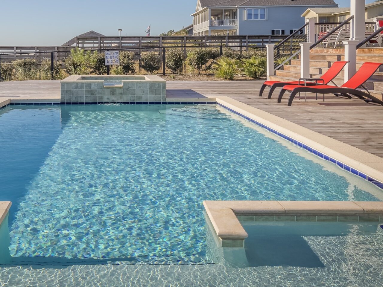 Luxury pool - outdoor pool in a resort