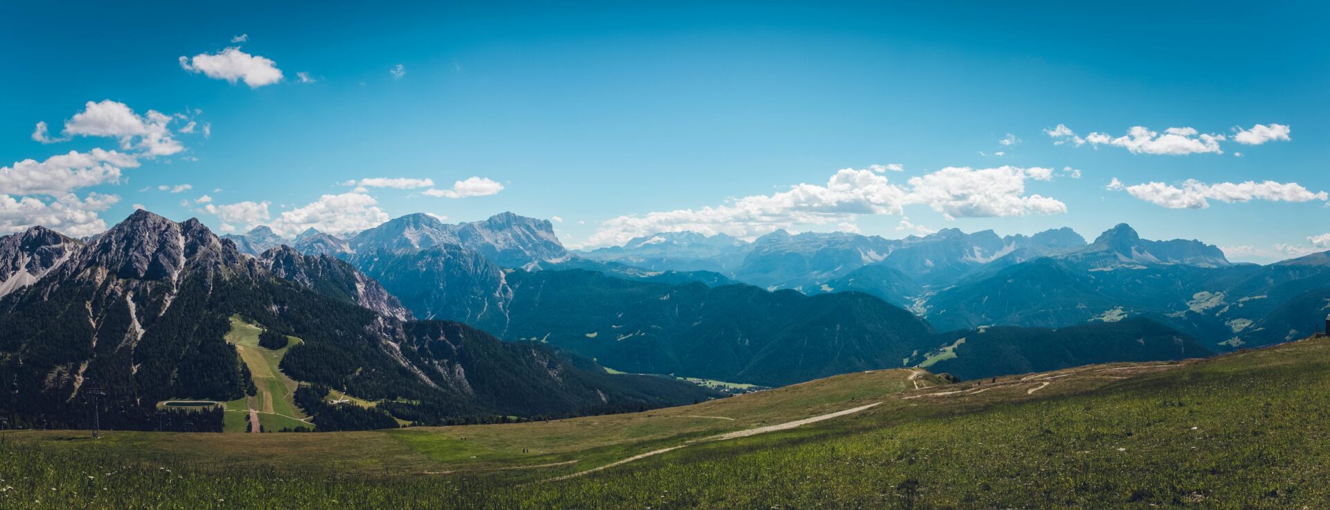 Panoramic view of Maiella National Park in Abruzzo, Italy