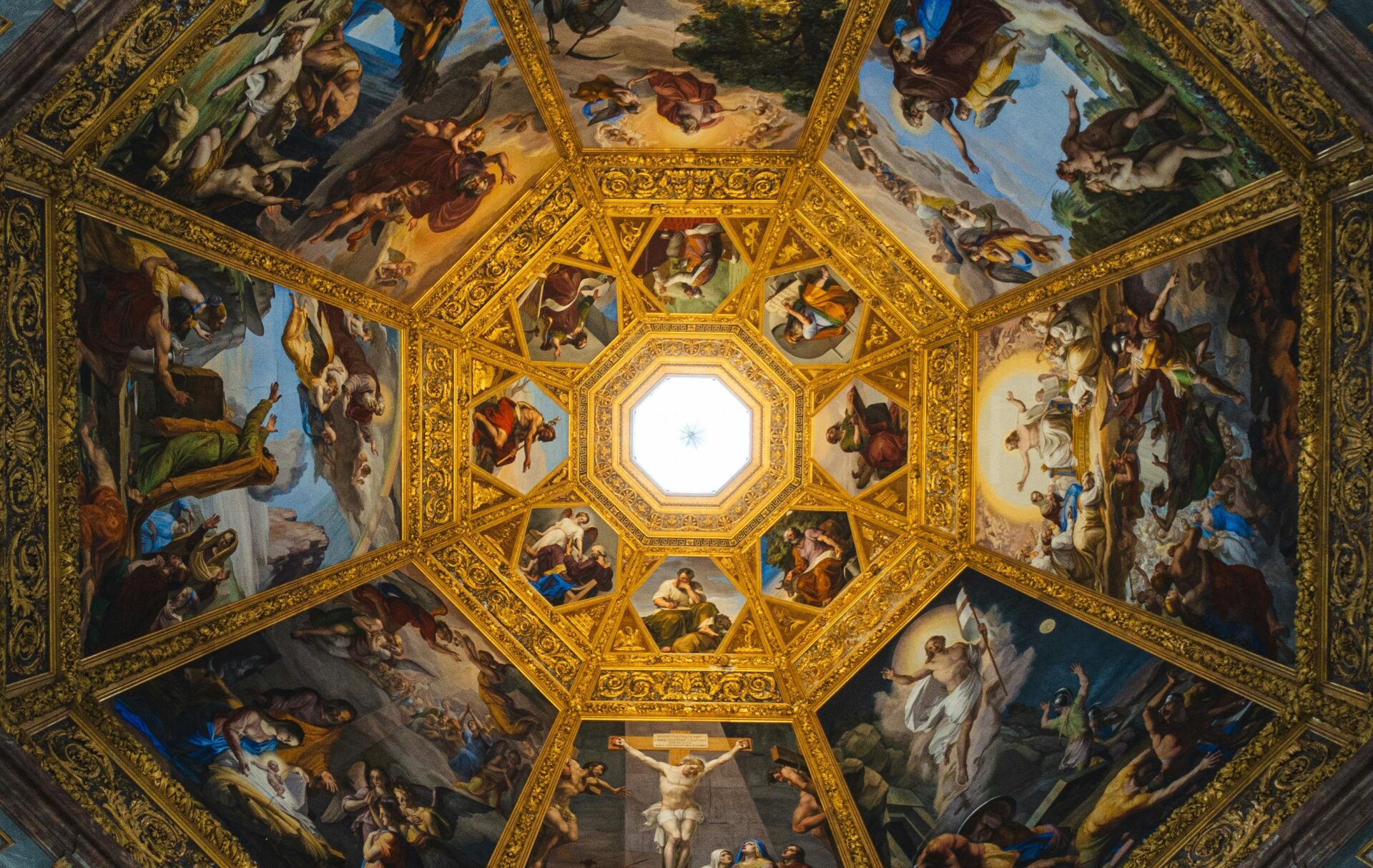 Medici Chapel - Ornamented Paintings on Ceiling