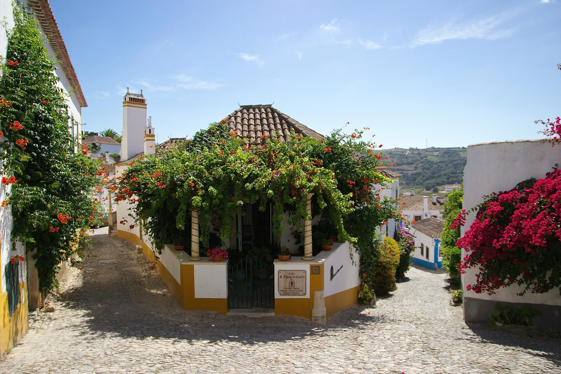 Medieval town of Óbidos in Portugal