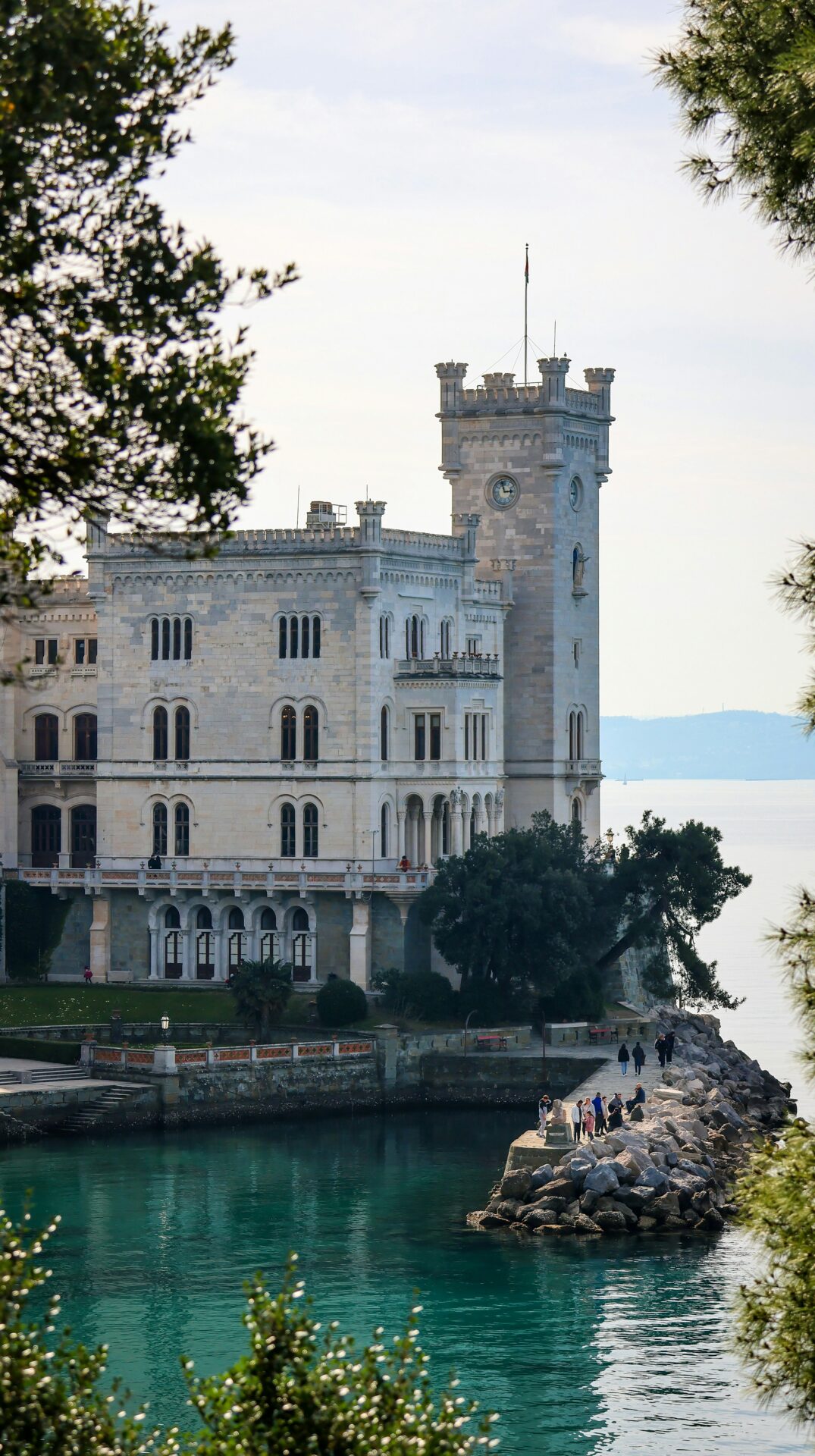 Miramare Castle in Trieste, Italy