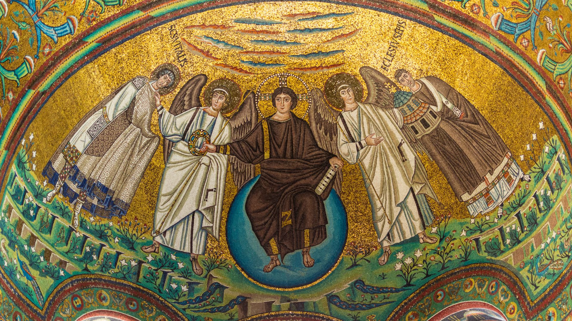 Magnificent mosaic-adorned basilicas at San Vitale in Ravenna