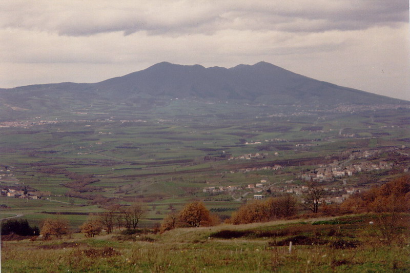 Mount Vulture, an extinct volcano in Basilicata