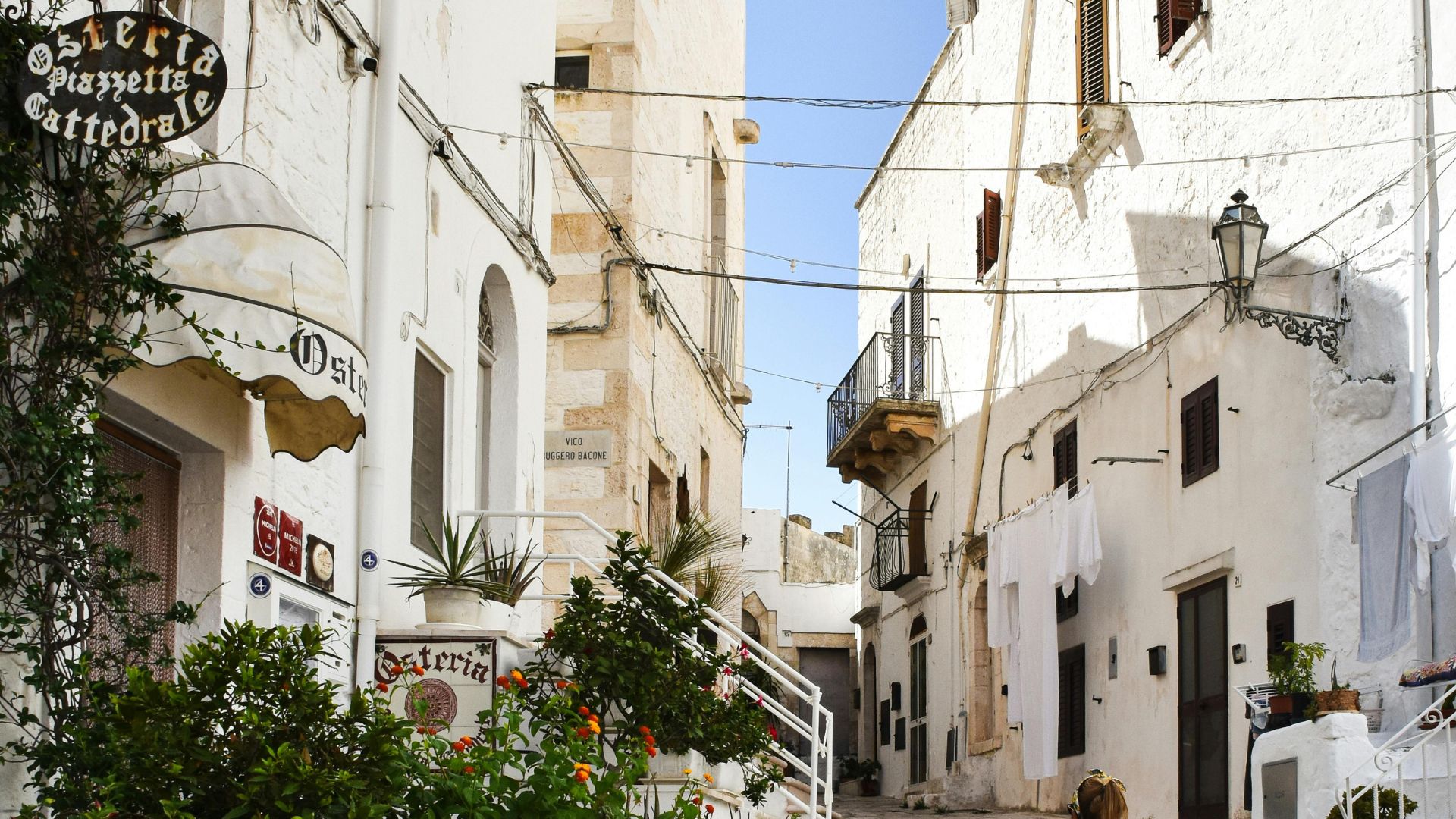 Image shows Ostuni, Puglia, Italy.