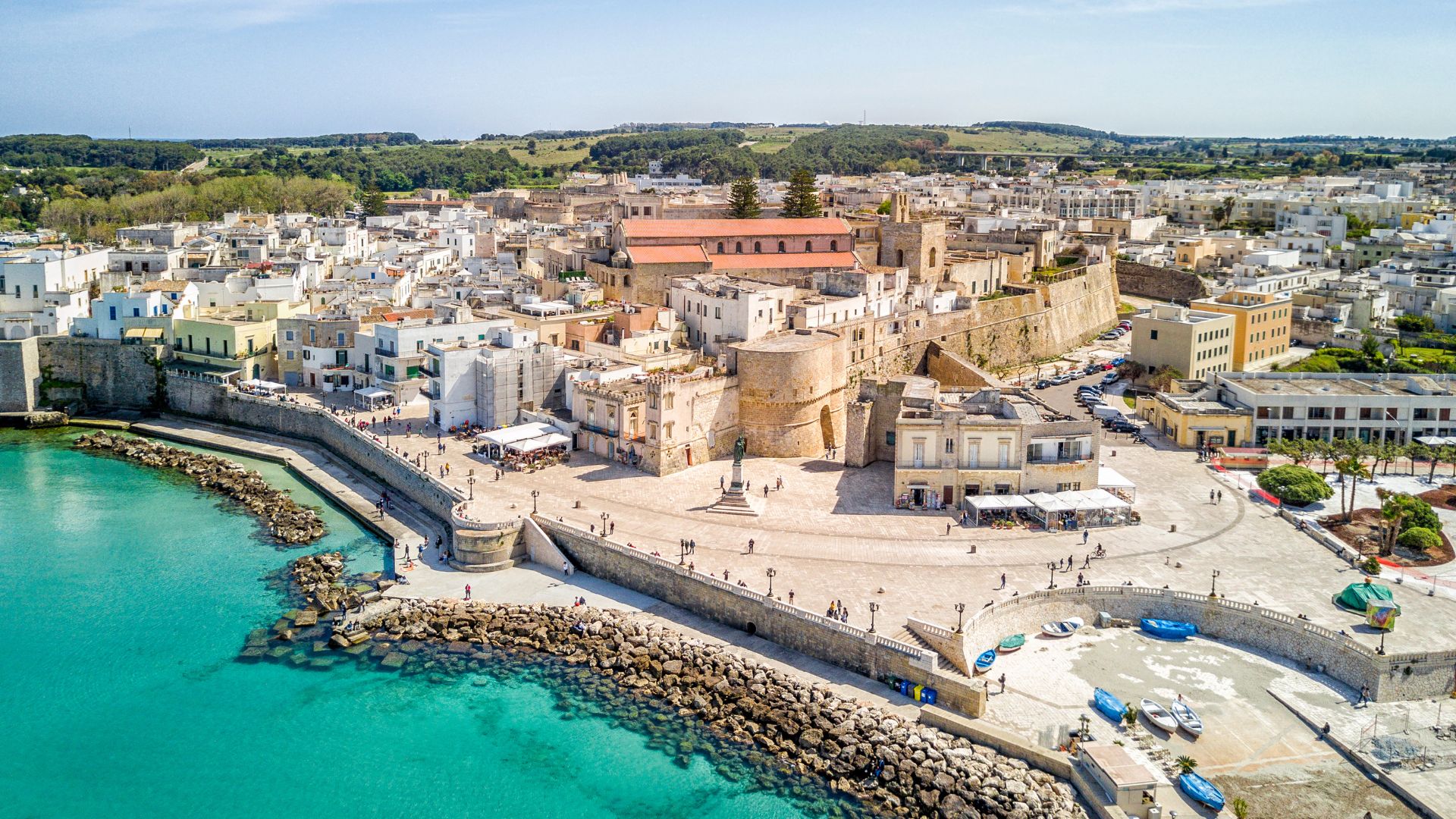 Image shows Otranto, Italy.