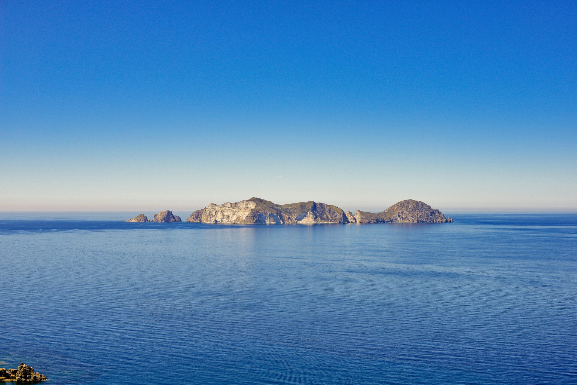 Island near a cove