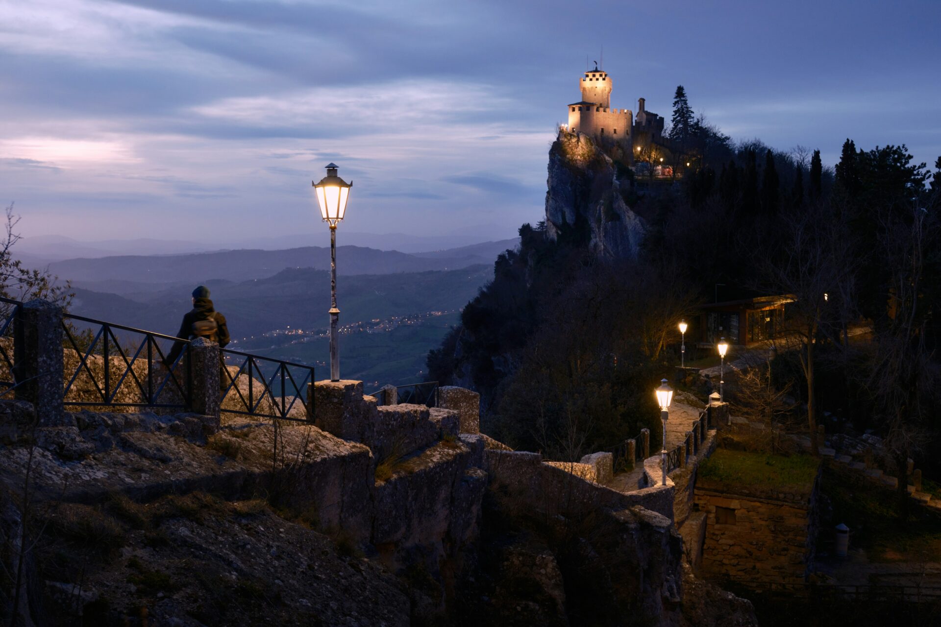 Passo delle Streghe in San Marino - castle in San Marino microstate