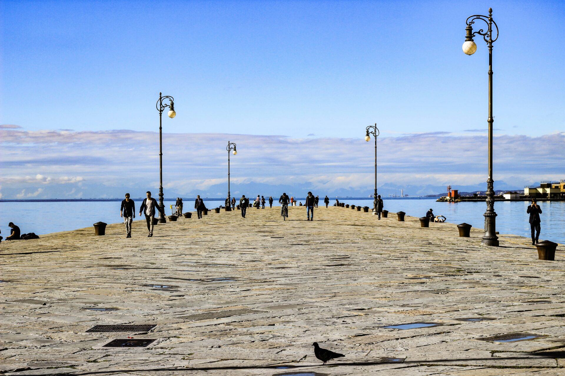 Pier at Trieste, Italy