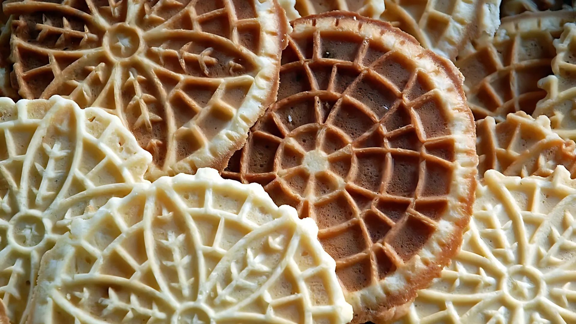 Image shows Pizzelle.