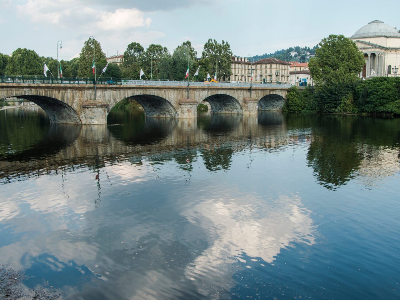 Po (river) in Torino 