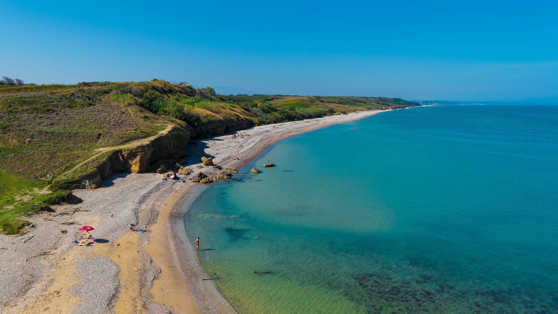 Image shows Punta Aderci, Abruzzo, Italy
