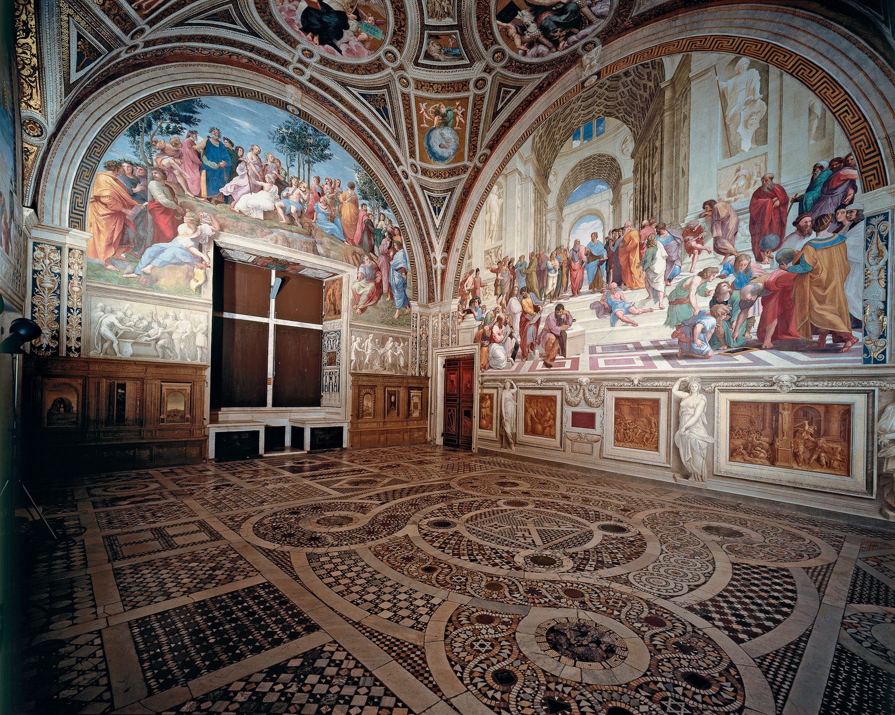 Raffaello's frescoes