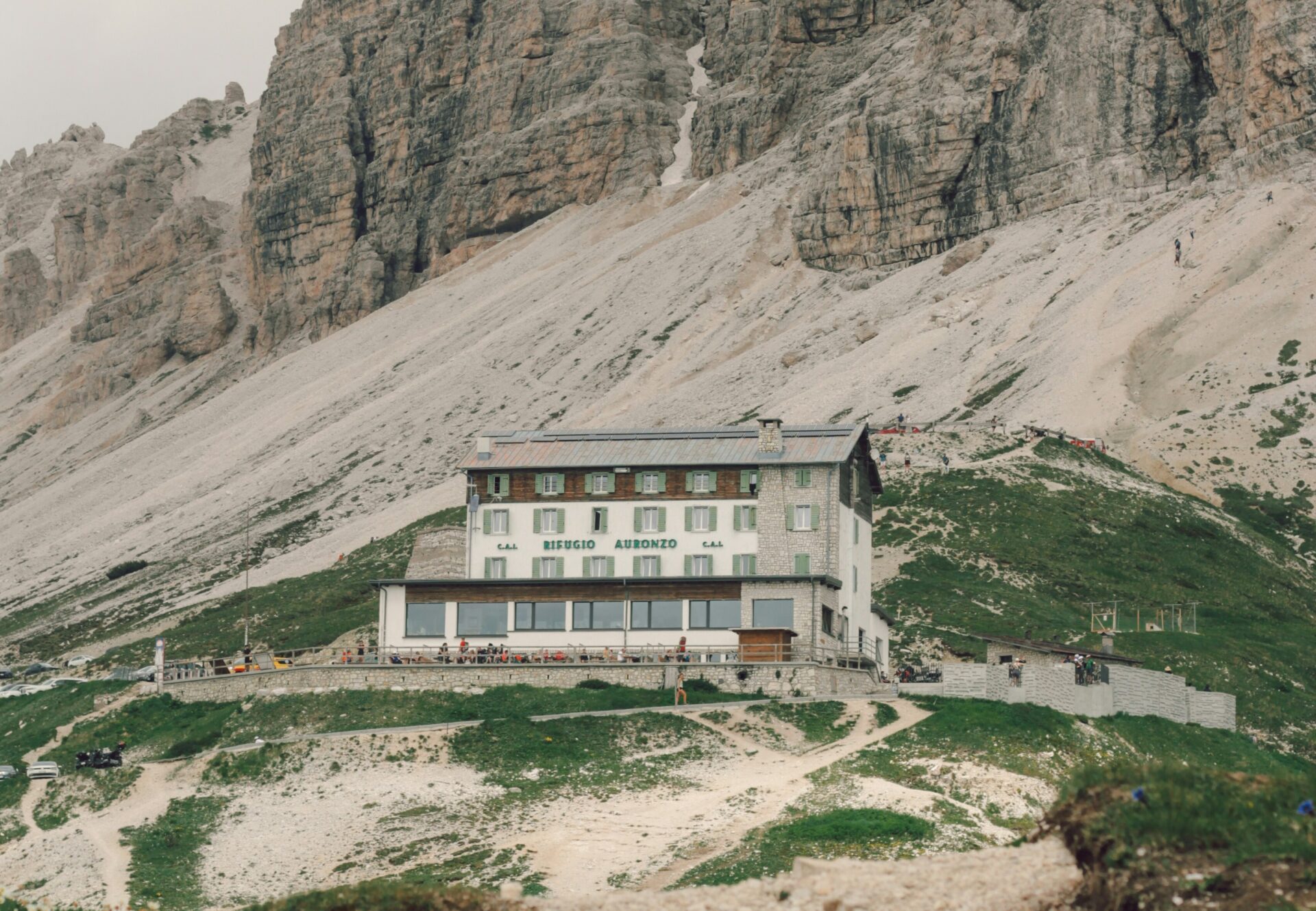 Rifugio Auronzo near Tre Cime di Lavaredo