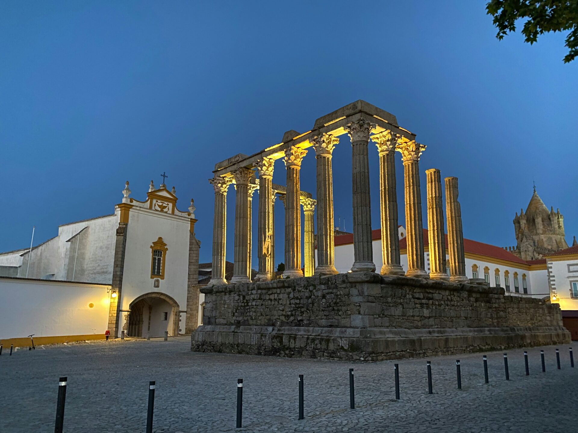Roman temple of Diana in Evora, Portugal