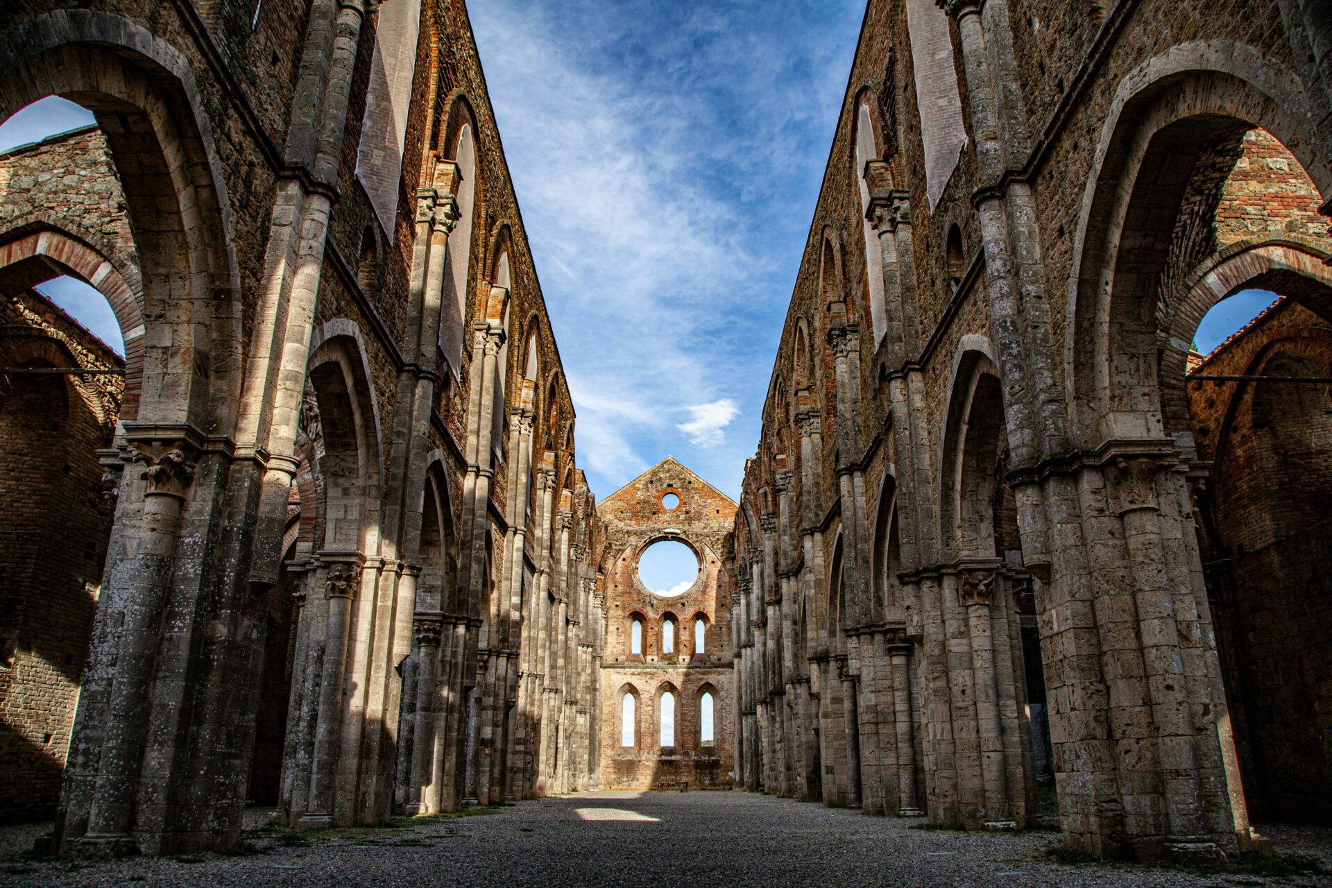 Ruins of a Cathedral in Siena, Italy